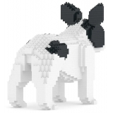 Jekca - French Bulldog 02-M04 - Big - Lego - Sculpture - Construction - 4D - Brick Animals - Toys