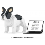 Jekca - French Bulldog 02-M04 - Big - Lego - Sculpture - Construction - 4D - Brick Animals - Toys