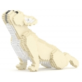 Jekca - French Bulldog 05-M02 - Big - Lego - Sculpture - Construction - 4D - Brick Animals - Toys