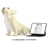 Jekca - French Bulldog 05-M02 - Big - Lego - Scultura - Costruzione - 4D - Animali di Mattoncini - Toys