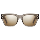 Dior - Sunglasses - CD Diamond S2I - Transparent Gray Gold - Dior Eyewear