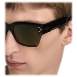 Dior - Sunglasses - CD Diamond S2I - Transparent Gray Gold - Dior Eyewear