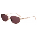 Dior - Occhiali da Sole - DiorCannage B1U - Oro Rosa Bordeaux - Dior Eyewear