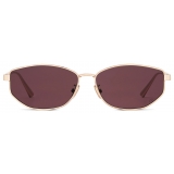 Dior - Sunglasses - DiorCannage B1U - Rose Gold Burgundy - Dior Eyewear