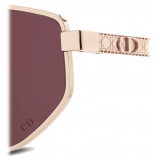 Dior - Sunglasses - DiorCannage B1U - Rose Gold Burgundy - Dior Eyewear