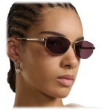 Dior - Sunglasses - DiorCannage B1U - Rose Gold Burgundy - Dior Eyewear