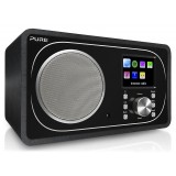 Pure - Evoke F3 - Nero - Radio Portatile DAB / DAB + Radio FM con Bluetooth - Radio Digitale di Alta Qualità
