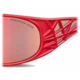 Dior - Occhiali da Sole - DiorFluidCannage M1I Dior and Lewis Hamilton - Rosso - Dior Eyewear