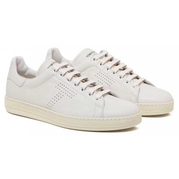 Tom Ford - Sneakers in Pelle Bianca - Tom Ford Exclusive Luxury Collection