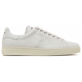 Tom Ford - White Leather Sneakers - Tom Ford Exclusive Luxury Collection