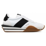 Tom Ford - White and Black James Sneakers - Tom Ford Exclusive Luxury Collection