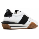 Tom Ford - White and Black James Sneakers - Tom Ford Exclusive Luxury Collection