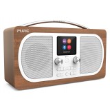 Pure - Evoke H6 - Walnut - Portable DAB/DAB+ and FM Radio with Bluetooth - High Quality Digital Radio