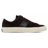 Tom Ford - Brown and Cream Low Top Sneakers - Tom Ford Exclusive Luxury Collection