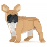 Jekca - French Bulldog 03-M01 - Big - Lego - Scultura - Costruzione - 4D - Animali di Mattoncini - Toys