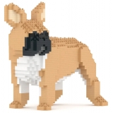 Jekca - French Bulldog 03-M01 - Big - Lego - Scultura - Costruzione - 4D - Animali di Mattoncini - Toys