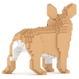 Jekca - French Bulldog 03-M01 - Big - Lego - Sculpture - Construction - 4D - Brick Animals - Toys