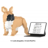 Jekca - French Bulldog 03-M01 - Big - Lego - Sculpture - Construction - 4D - Brick Animals - Toys