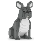 Jekca - French Bulldog 04-M05 - Big - Lego - Sculpture - Construction - 4D - Brick Animals - Toys