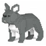 Jekca - French Bulldog 02-M05 - Big - Lego - Scultura - Costruzione - 4D - Animali di Mattoncini - Toys