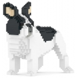 Jekca - French Bulldog 03-M04 - Big - Lego - Sculpture - Construction - 4D - Brick Animals - Toys