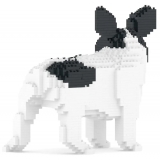 Jekca - French Bulldog 03-M04 - Big - Lego - Scultura - Costruzione - 4D - Animali di Mattoncini - Toys