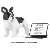 Jekca - French Bulldog 03-M04 - Big - Lego - Scultura - Costruzione - 4D - Animali di Mattoncini - Toys