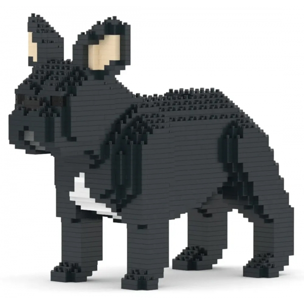 Jekca - French Bulldog 02-M03 - Big - Lego - Scultura - Costruzione - 4D - Animali di Mattoncini - Toys