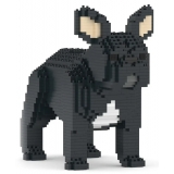 Jekca - French Bulldog 02-M03 - Big - Lego - Sculpture - Construction - 4D - Brick Animals - Toys