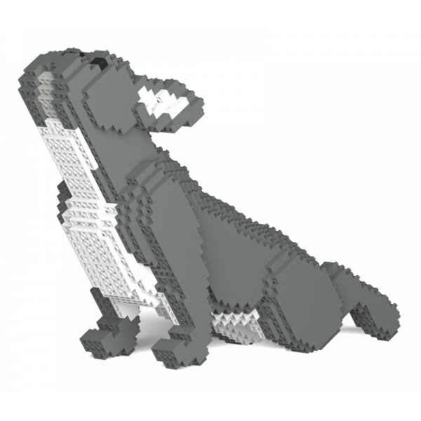 Jekca - French Bulldog 05-M05 - Big - Lego - Sculpture - Construction - 4D - Brick Animals - Toys