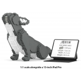 Jekca - French Bulldog 05-M05 - Big - Lego - Sculpture - Construction - 4D - Brick Animals - Toys