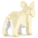 Jekca - French Bulldog 02-M02 - Big - Lego - Scultura - Costruzione - 4D - Animali di Mattoncini - Toys