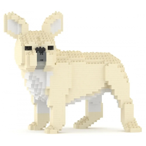 Jekca - French Bulldog 03-M02 - Big - Lego - Sculpture - Construction - 4D - Brick Animals - Toys