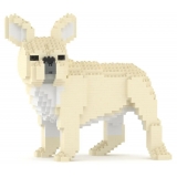 Jekca - French Bulldog 03-M02 - Big - Lego - Sculpture - Construction - 4D - Brick Animals - Toys