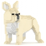 Jekca - French Bulldog 03-M02 - Big - Lego - Scultura - Costruzione - 4D - Animali di Mattoncini - Toys