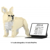 Jekca - French Bulldog 03-M02 - Big - Lego - Scultura - Costruzione - 4D - Animali di Mattoncini - Toys