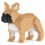 Jekca - French Bulldog 02-M01 - Big - Lego - Sculpture - Construction - 4D - Brick Animals - Toys