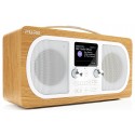 Pure - Evoke H6 - Oak - Portable DAB/DAB+ and FM Radio with Bluetooth - High Quality Digital Radio