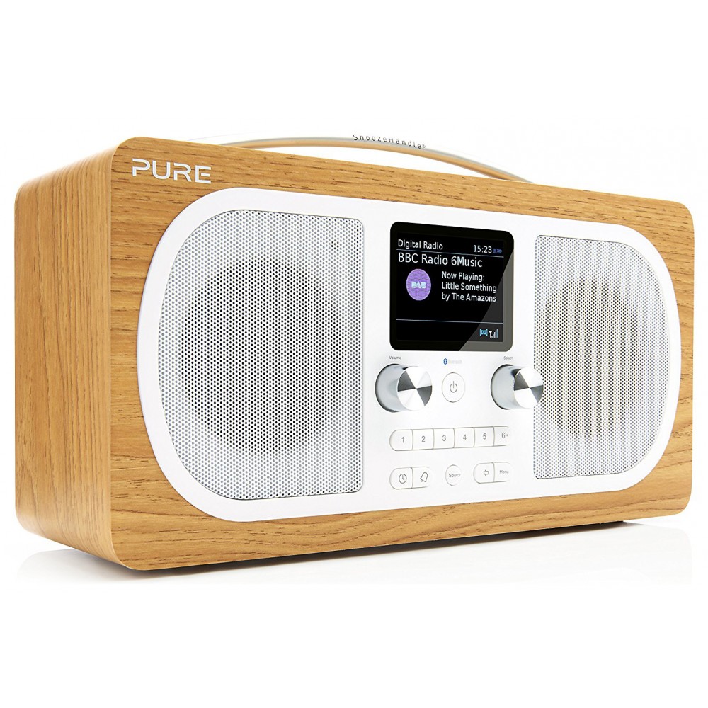 Pure - Evoke H6 - Quercia - Radio Portatile DAB / DAB + Radio FM con  Bluetooth - Radio Digitale di Alta Qualità - Avvenice