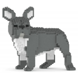 Jekca - French Bulldog 03-M05 - Big - Lego - Sculpture - Construction - 4D - Brick Animals - Toys