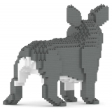 Jekca - French Bulldog 03-M05 - Big - Lego - Sculpture - Construction - 4D - Brick Animals - Toys