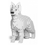 Jekca - German Shepherd 01-M02 - Big - Lego - Scultura - Costruzione - 4D - Animali di Mattoncini - Toys