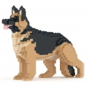 Jekca - German Shepherd 02 - Lego - Sculpture - Construction - 4D - Brick Animals - Toys