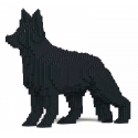 Jekca - German Shepherd 01-M03 - Big - Lego - Sculpture - Construction - 4D - Brick Animals - Toys