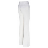 Tom Ford - Chalk White Virgin Wool Flared Trousers - Tom Ford Exclusive Luxury Collection