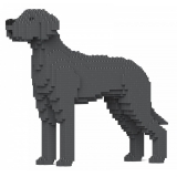 Jekca - Great Dane 01-M03 - Big - Lego - Sculpture - Construction - 4D - Brick Animals - Toys