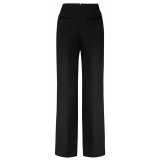 Tom Ford - Black Virgin Wool High Waisted Flared Trousers - Tom Ford Exclusive Luxury Collection