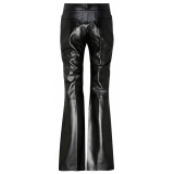 Tom Ford - Black Calf Leather Flared Trousers - Tom Ford Exclusive Luxury Collection