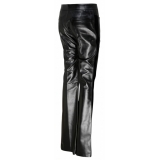 Tom Ford - Black Calf Leather Flared Trousers - Tom Ford Exclusive Luxury Collection