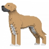 Jekca - Great Dane 01-M01 - Big - Lego - Sculpture - Construction - 4D - Brick Animals - Toys